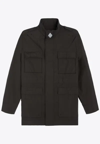 A-cold-wall* Elastic-waist Windproof Field Jacket In Black