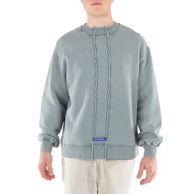 A-cold-wall* A Cold Wall Embroidered Logo Crew Neck Sweatshirt In Blue