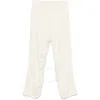A-cold-wall* A Cold Wall Embroidered Motif Cotton Shroud Sweatpants In Beige