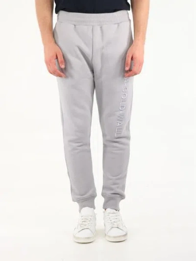 A-cold-wall* A-cold-wall Embroidered Raffia Pants In Gray