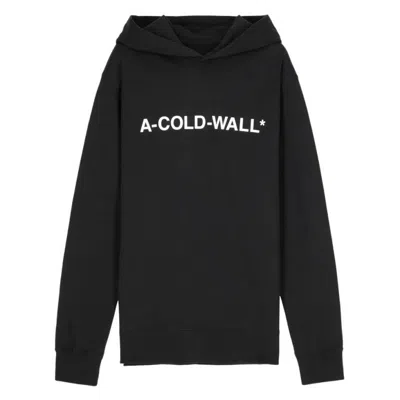 A-cold-wall* A Cold Wall Essential Logo Cotton Hoodie In Multi