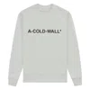 A-cold-wall* A Cold Wall Essential Logo Crew Sweater In Gray