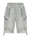 A-cold-wall* Faded-effect Cargo Shorts In Gray