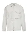 A-cold-wall* Flap-pockets Cotton Overshirt In White