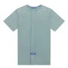 A-cold-wall* A Cold Wall Fracture Cotton T-shirt In Grey/blue