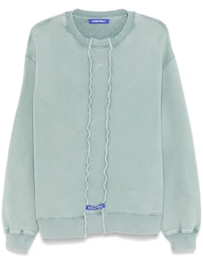 A-cold-wall* Fracture Sweatshirt In Blue