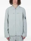 A-cold-wall* Gaussian Zip-fastening Overshirt In Gray