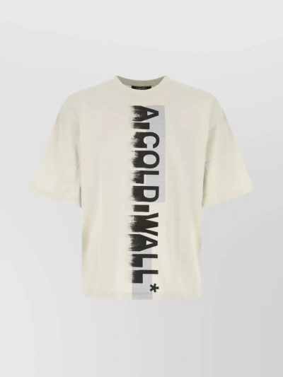A-cold-wall* Generous Fit Crew Neck T-shirt In Grey