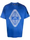 A-cold-wall* Gradient Logo-print T-shirt In Blue