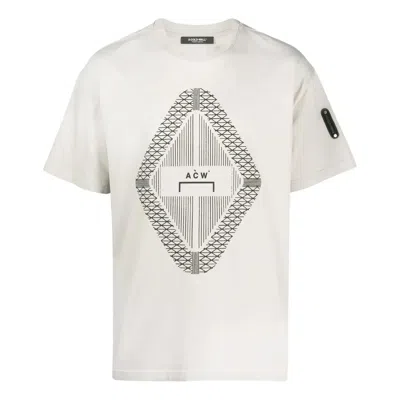 A-cold-wall* Gradient Logo-print T-shirt In Grey