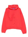 A-cold-wall* Graphic Print Hoodie In Red