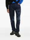 A-cold-wall* Graphic-print Jeans In Blue