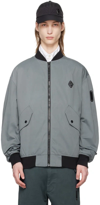 A-cold-wall* Grey Cinch Bomber Jacket In Grey