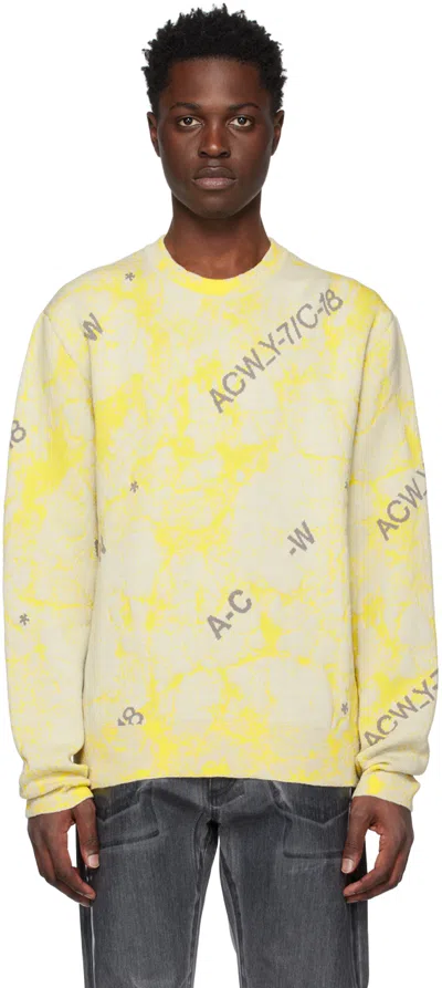 A-cold-wall* Gray Crewneck Sweater In Light Grey