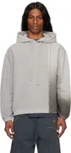 A-cold-wall* Gray Dial Hoodie In Grey Stone