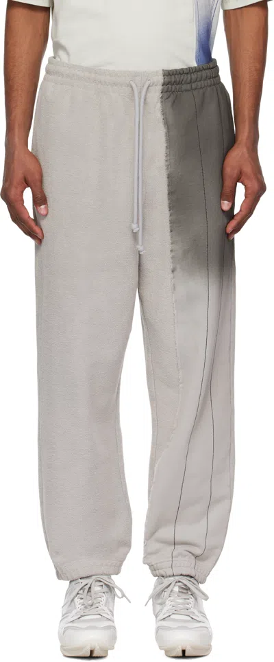 A-cold-wall* Gray Dial Sweatpants In Grey Stone