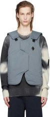 A-cold-wall* A Cold Wall Form Ii Gilet In Slate