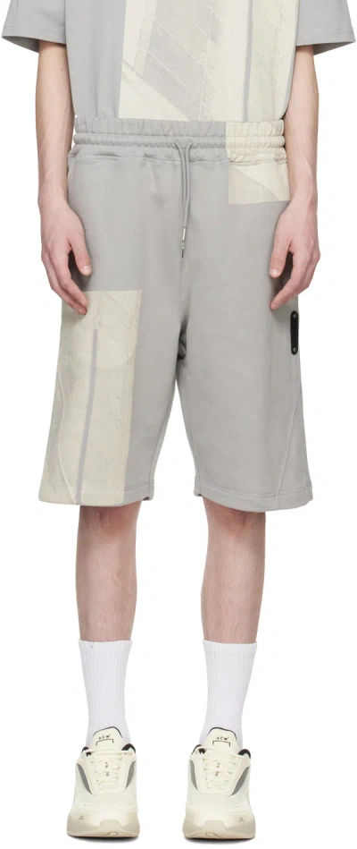 A-cold-wall* Gray Strand Shorts In Cement