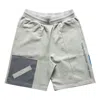 A-cold-wall* Hemisphere Print Shorts 'chalk Grey' In Gray