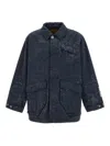 A-cold-wall* Navy Blue Shirt Collar Jacket In Azul