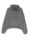A-cold-wall* Laser-fade Hoodie In Gray