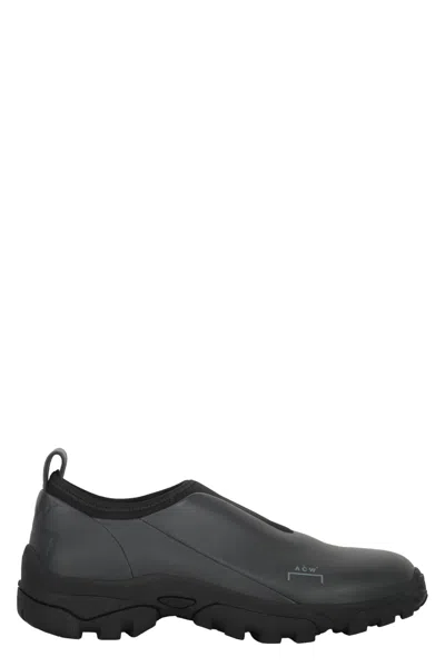 A-cold-wall* Leather Slip-on Sneakers In Black