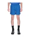 A-cold-wall* Logo Beach Shorts In Blue