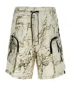 A-cold-wall* Off-white Overset Tech Shorts In Nude