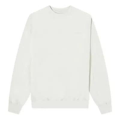 A-cold-wall* Logo Crew Sweatshirt 'white' In Neutral