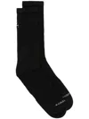 A-cold-wall* Logo-embroidered Crew Socks In Black
