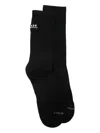 A-cold-wall* Logo-embroidered Socks In Black