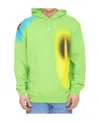 A-cold-wall* Hypergraphic Hoodie In Green