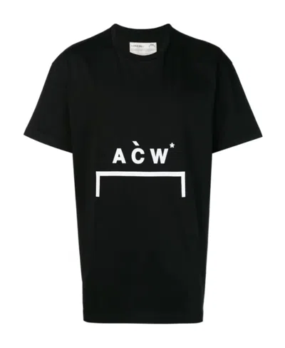 A-cold-wall* Logo Logo Short-sleeved T-shirt In Black