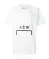 A-cold-wall* Logo Logo Short-sleeved T-shirt In White