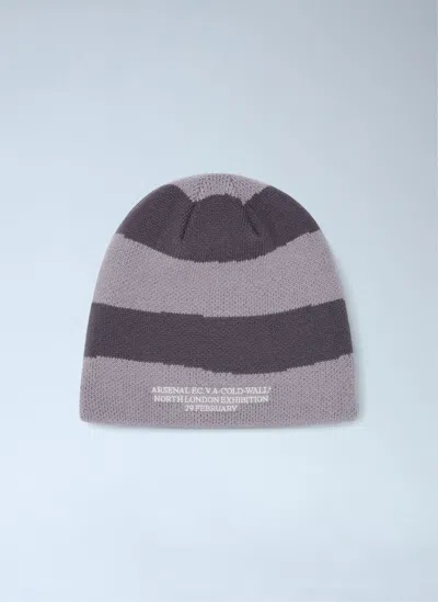 A-cold-wall* Logo Motif Beanie Hat In Gray