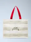 A-cold-wall* Logo Motif Tote Bag In Neutral