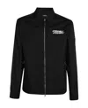 A-cold-wall* Logo Overlay Tech Jacket In Black