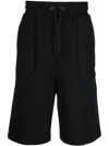 A-cold-wall* Logo-patch Bermuda Shorts In Schwarz