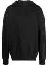 A-cold-wall* A Cold Wall Essential Cotton Drawstring Hoodie In Black