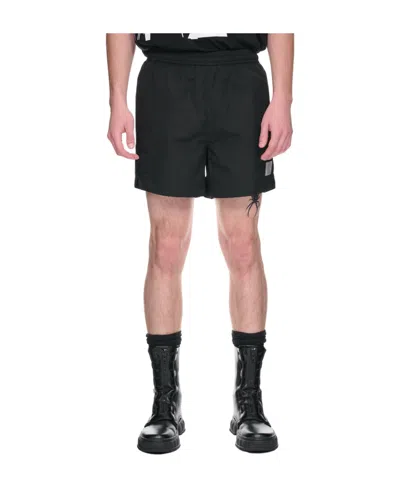 A-cold-wall* Logo-patch Swim Shorts In Black