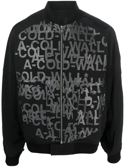 A-COLD-WALL* LOGO-PRINT BOMBER JACKET