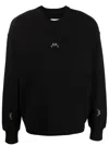 A-cold-wall* Logo-print Crew Neck Sweatshirt In Schwarz