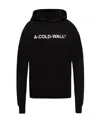 A-cold-wall* Logo-print Pullover Hoodie In Black