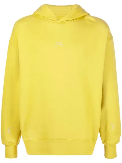 A-cold-wall* Logo-print Pullover Hoodie In Green