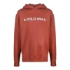 A-cold-wall* Logo-print Pullover Hoodie 'red Orange' In Brown