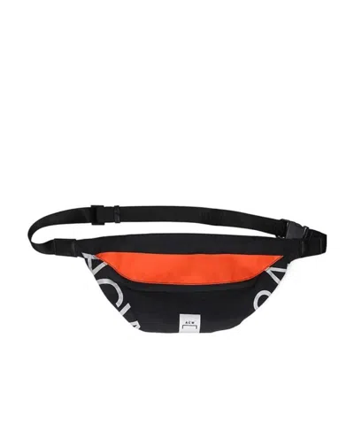 A-cold-wall* Logo-stripe Belt Bag In Black