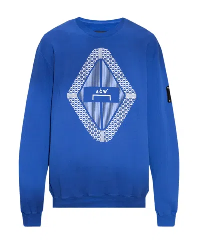 A-cold-wall* Logo Sweater In Blue