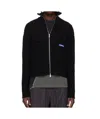 A-cold-wall* Black Panel Knit Jacket In Black