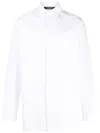 A-cold-wall* Cotton Woven Contrast Panel Shirt In White