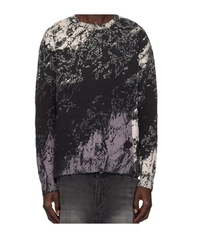 A-cold-wall* Black Composite Sweater In Beige Bone